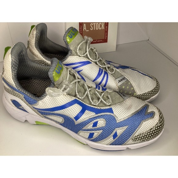 Zoot Women's ULTRA Tempo+ 2.0 Shoe white silver and blue size us10 eu42 - Picture 1 of 6